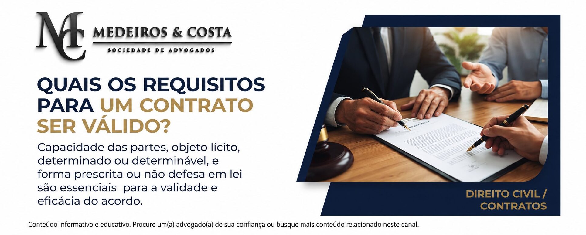 Direito Civil - Contratos -Banner
