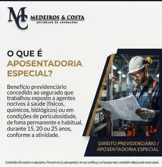 Direito Previdenciário- Aposentadoria Especial