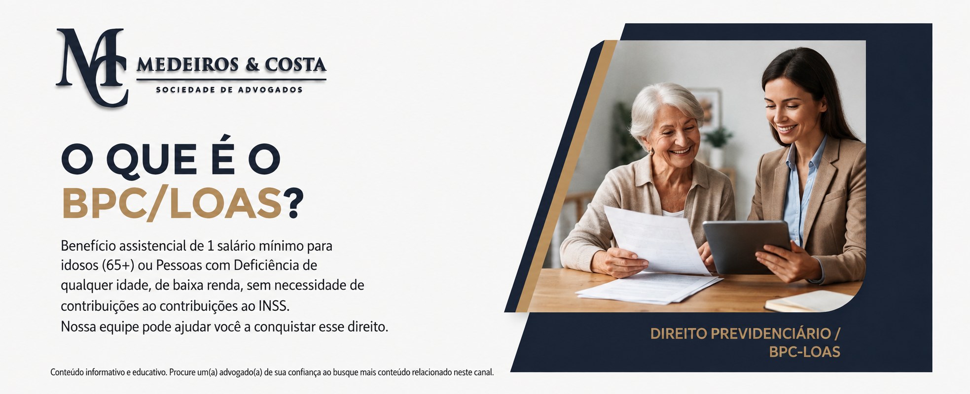 Direito Previdenciário - BPC-LOAS -Banner