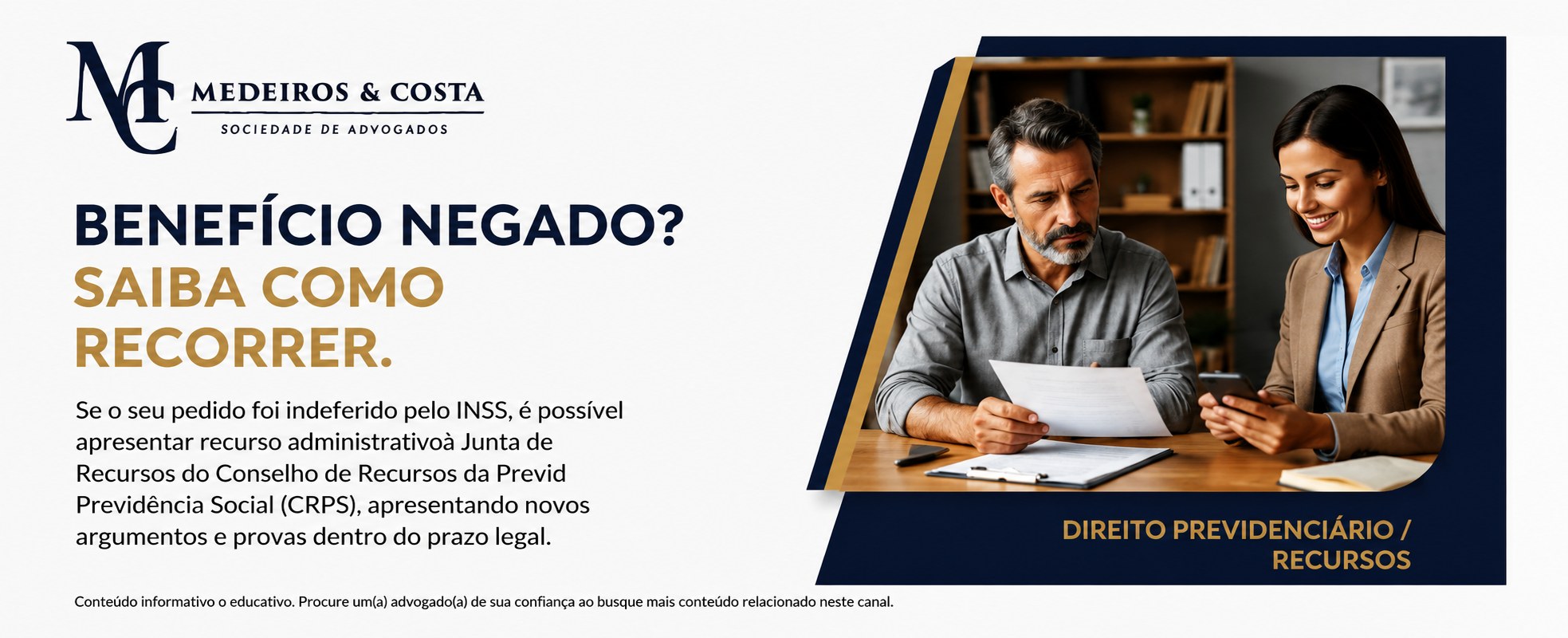 Direito Previdenciário- Recusos -Banner