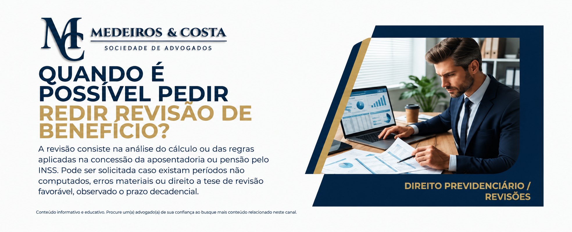 Direito Previdenciário- Revisões -Banner