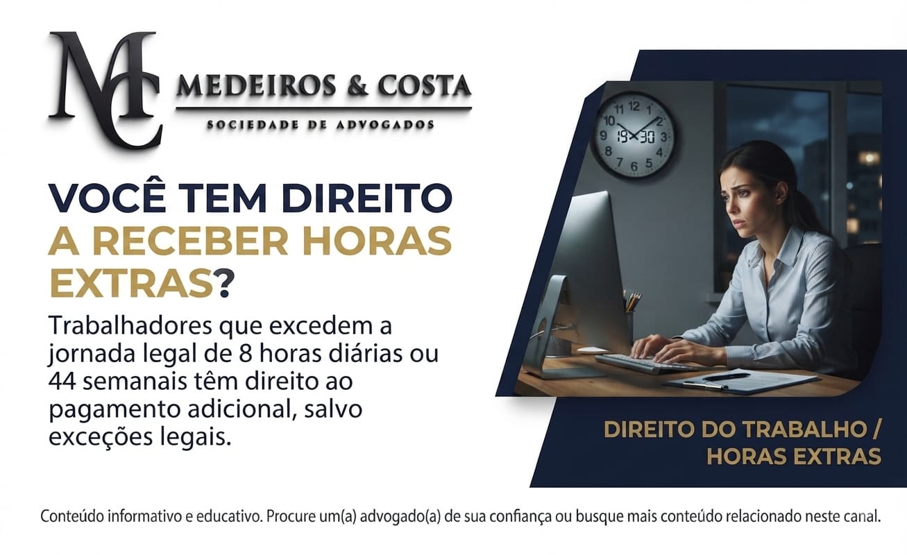Direito Trabalho- Horas Extras